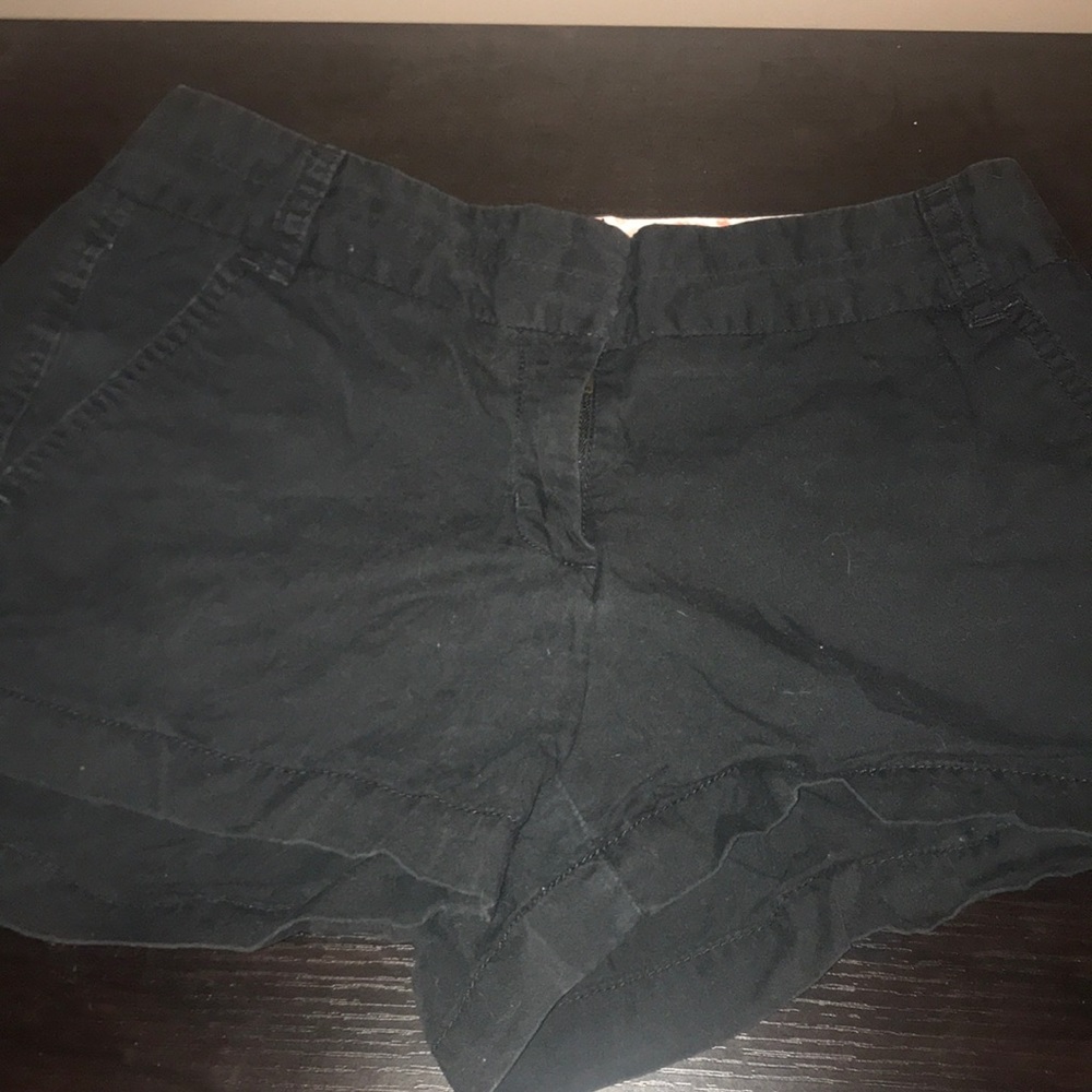 Jcrew factory chino shorts- black